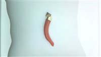 Pendente Sommer in Oro CORNETTO CORALLO P U/Z - CORNETTO CORALLO P U/Z